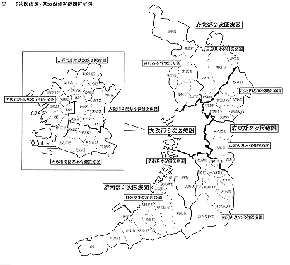 二次医療圏マップ